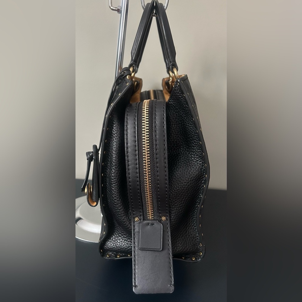 COACH ROGUE 30 RIVETS/TEA ROSE EUC - Picture 4 of 14